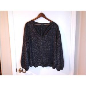 GAP Black and White Blouse